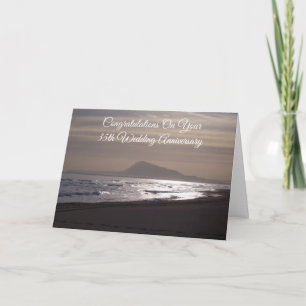 Carte Lever de soleil 35e anniversaire de mariage person