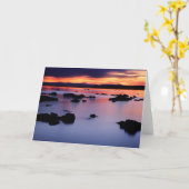 Carte Lever de soleil à Black Point, Mono Lake (Fleur jaune)