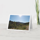 Carte Lever de soleil à Ruta del Agua, Chelva, Valence, (Devant)