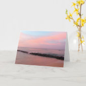 Carte Lever de soleil à Waikiki Beach (Fleur jaune)