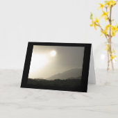 Carte Lever de soleil dans le haut désert (Fleur jaune)