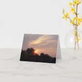 Carte LEVER DE SOLEIL dans NY, (Fleur jaune)