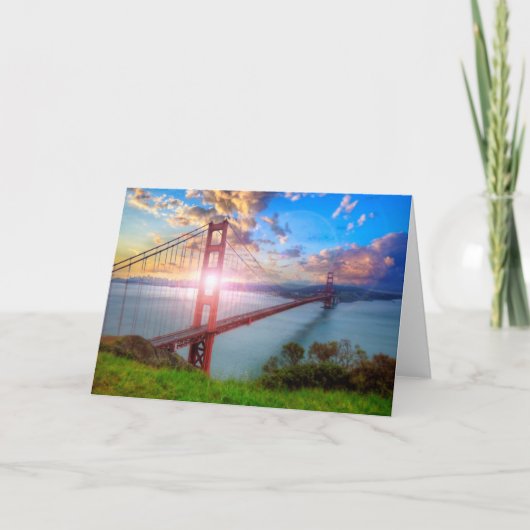 Carte Lever de soleil de Golden Gate (Devant)
