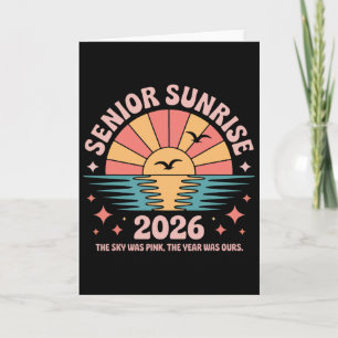 Carte Lever de soleil des seniors vintage 2026 des Cl di
