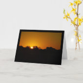 Carte Lever de soleil doré (Fleur jaune)