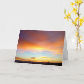 Carte Lever de soleil du Nouveau Mexique - inspiré (Fleur jaune)