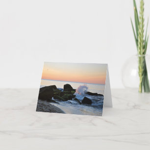 Carte Lever de soleil sur la morue de cap Falmouth,