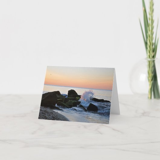 Carte Lever de soleil sur la morue de cap Falmouth, (Devant)