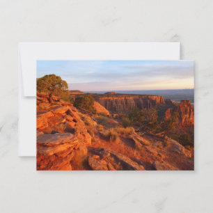 Carte Lever de soleil sur le sentier Grand View au monum