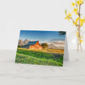 Carte Lever du soleil à Moulton Barn (Fleur jaune)