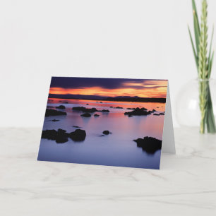 Carte Lever du soleil au point noir du lac Mono