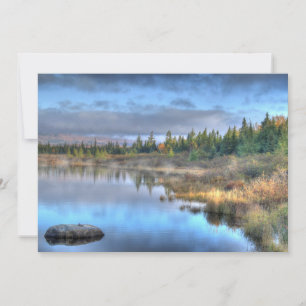 Carte Lever du soleil d'automne au lac Moosehead Maine