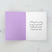 Carte Lever Du Soleil Matin Dans Le Champ Fleur sauvage (Intérieur)