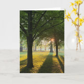 Carte Lever et coucher de soleil à Londres (Fleur jaune)