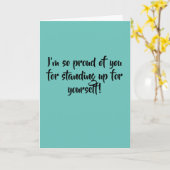 Carte Levez-Vous, Un Cookie Dur (Fleur jaune)