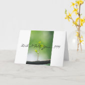 Carte Leviticus 20:24 (Fleur jaune)
