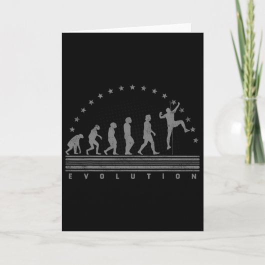 Carte L'évolution rétro de l'escalade Hommes Bouldering (Devant)