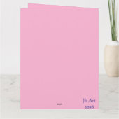 CARTE LÉVRIER AFGHAN (Dos)