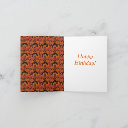 Carte Lévrier Afghan    (Intérieur)