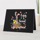 Carte Lévrier Irlandais Joyeuse fête de Pâques de Pâques (Dos)