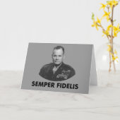 Carte Lewis Puller "Chesty" (Fleur jaune)