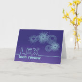 Carte Lex Tech Examen personnalisé Design Holiday (Fleur jaune)