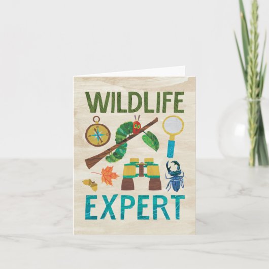 Carte L'expert en faune de La Très Grosse Chenille (Devant)