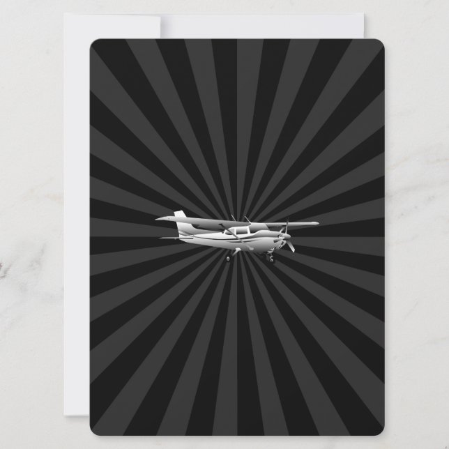 Carte L'explosion de l'avion classique Cessna Silhouette (Devant)