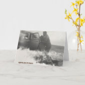 Carte L'exposition d'école de peuplier et indiquent (Fleur jaune)