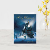 Carte L'Express polaire | Joyeux Noël (Fleur jaune)