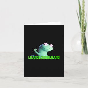 Carte Lézard Lézard Lézard Drôle Weirdcore Meme Viral Te