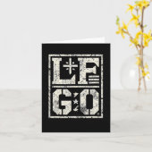 Carte Lf Go Funky Motivational (Fleur jaune)