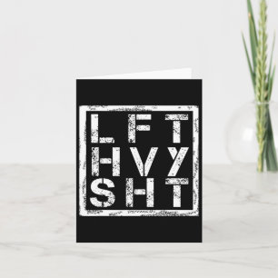 Carte Lft Hvy Sht - Lift Heavy Shi... -