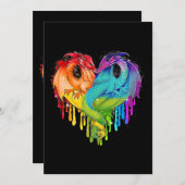Carte LGBT Dragon (Devant / Derrière)