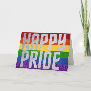 Carte LGBT Glitter