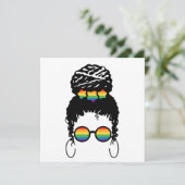 Carte LGBT-Pride. L'amour gay. (Debout devant)