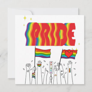 Carte LGBT+Pride. Queer- gay love pride.