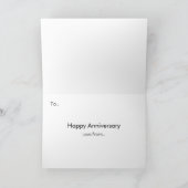 Carte LGBTQ Plus Happy Anniversary Rainbow Photo Collage (Intérieur)