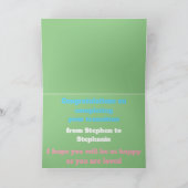 Carte LGBTQIA Transgenre Fierté Caterpillar to Butfly (Intérieur)