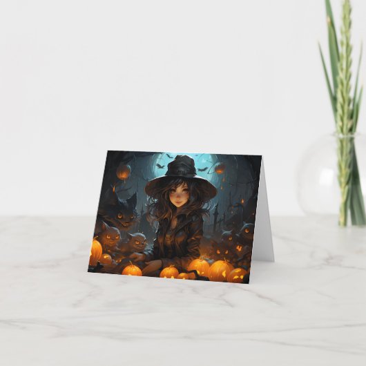 Carte L'Halloween en cuisine (Devant)
