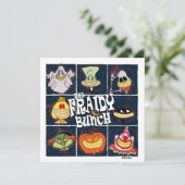 Carte L'Halloween Fraidy Bunch Fun (Debout devant)