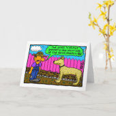 Carte L'herbe est toujours plus verte de l'autre côté... (Fleur jaune)