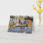 Carte L'heure de la baignade de Renoir Impressionniste P (Fleur jaune)