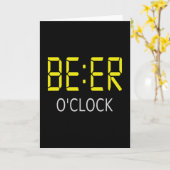 Carte L'heure de la bière (Fleur jaune)