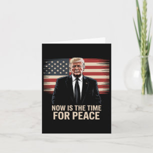 Carte L'Heure Est À La Paix - Trump