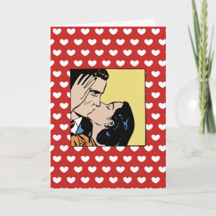 Carte L'Heureuse Sainte-Valentin Retro Lover