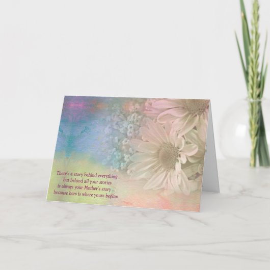 Carte L'histoire de la fête des mères (Devant)