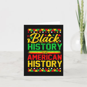 Carte L'histoire des Noirs est l'histoire américaine Lea