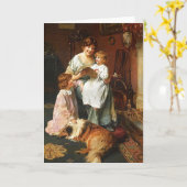 Carte L'histoire du coucher de maman l pour les mères (Fleur jaune)