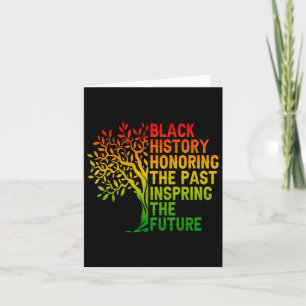 Carte L'histoire noire honore le passé de la fierté afri